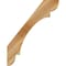 Ekena Millwork 6"W x 30"D x 38"H Olympic Rough Sawn Knee Brace, Western Red Cedar BRC06X30X38OLY00RWR - alternate 3